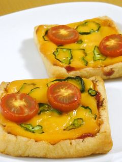 濃厚チーズのお揚げピザ-レシピのメイン写真