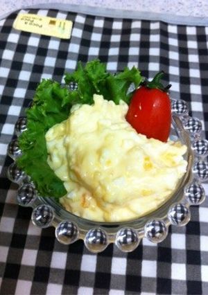 1分ゆで卵サラダ-レシピのメイン写真
