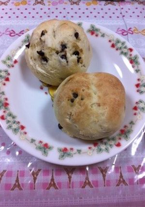 ♥豆腐とHMで簡単チョコチップパン♥-レシピのメイン写真
