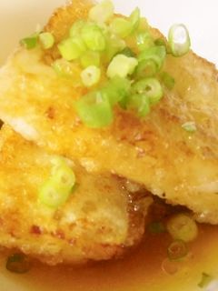 揚げ出し豆腐~柚子胡椒風味のあんかけで~-レシピのメイン写真