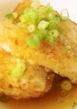 揚げ出し豆腐～柚子胡椒風味のあんかけで～-レシピのメイン写真