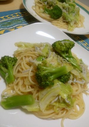 しらすとキャベツとブロッコリーのパスタ-レシピのメイン写真