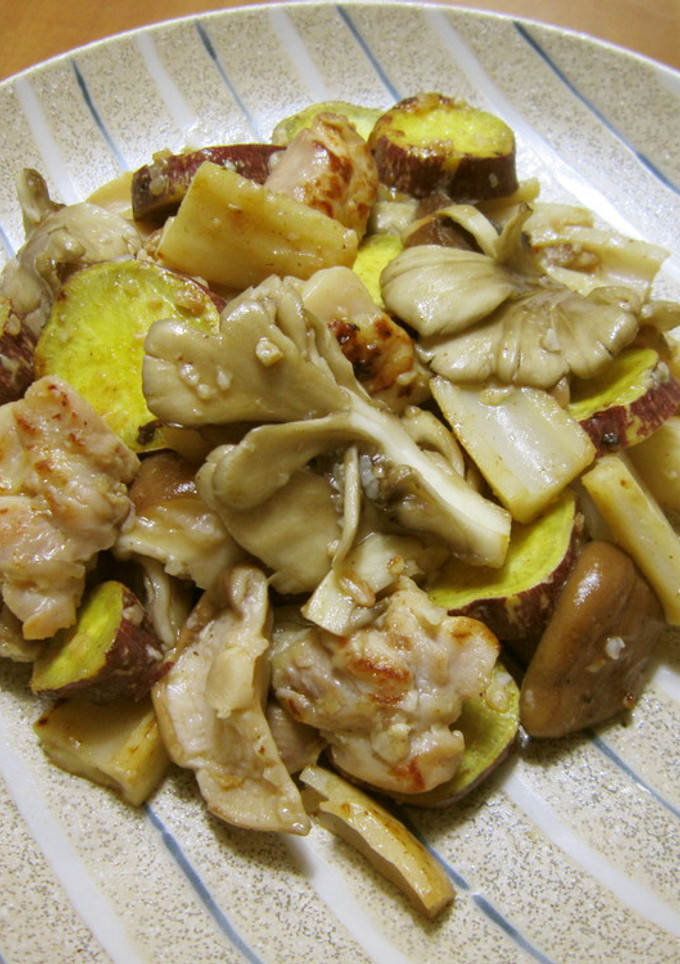 ✿鶏肉と秋野菜の白だし塩麹炒め✿-レシピのメイン写真