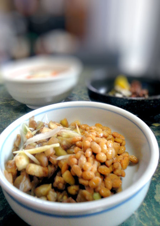茄子と茗荷の納豆和え-レシピのメイン写真
