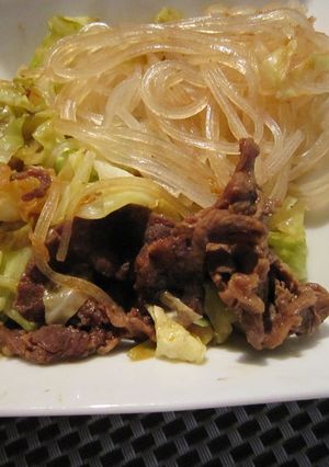 焼き肉風味マロニー焼きそば-レシピのメイン写真