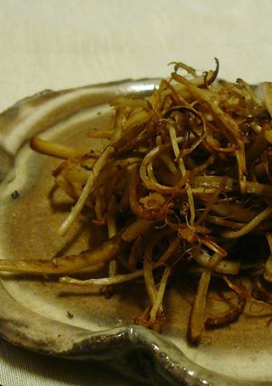 まるでさきイカ！？椎茸の軸でおつまみ-レシピのメイン写真