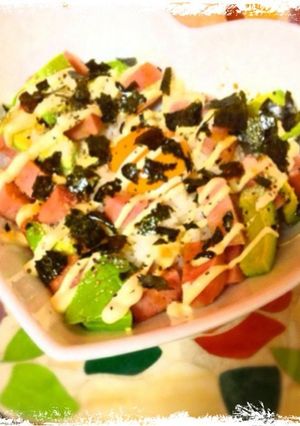 とっても簡単☆スパムアボカド丼☆-レシピのメイン写真