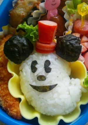 ハロウィンミッキー☆キャラ弁-レシピのメイン写真