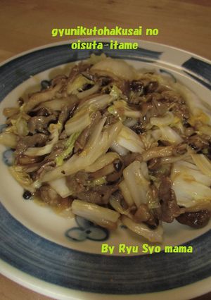 牛肉と白菜のオイスター炒め-レシピのメイン写真