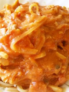 鮭のトマトクリームパスタ-レシピのメイン写真
