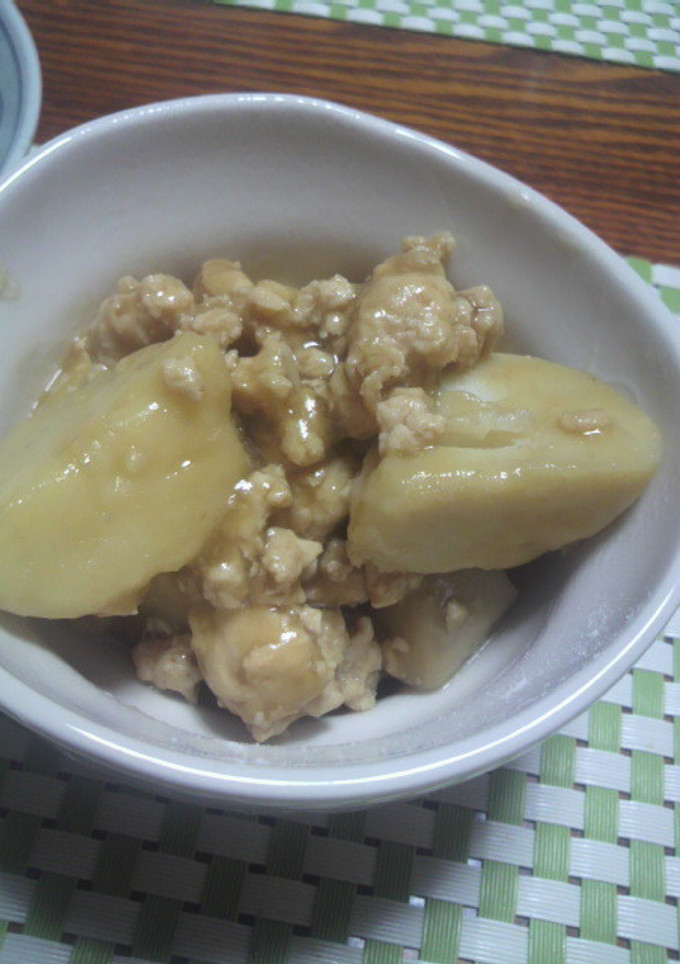 里芋と鶏ひき肉の煮物-レシピのメイン写真