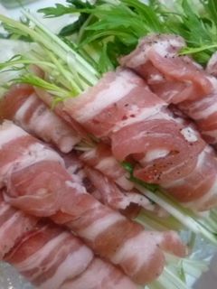 豚ばら肉DE巻きしゃぶ☆-レシピのメイン写真