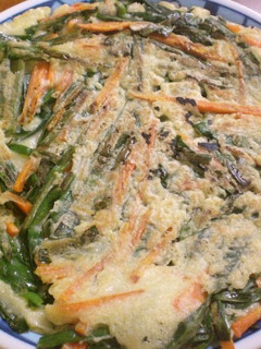 野菜たっぷりニラチヂミ-レシピのメイン写真