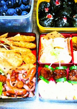 2012年『頑張れっ☆』運動会弁当-レシピのメイン写真