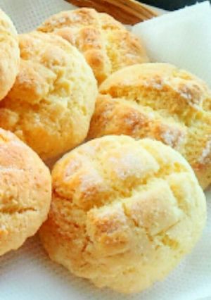 簡単♡ホットケーキミックスでメロンパン-レシピのメイン写真
