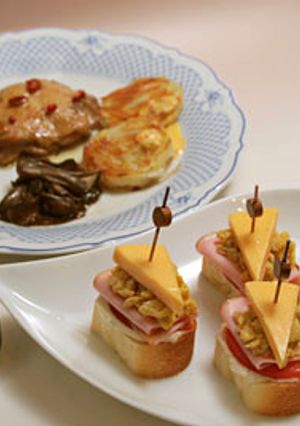 クラフトチーズ de オープンサンド-レシピのメイン写真