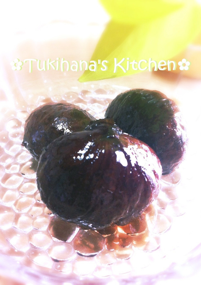 栗の渋皮煮　黒蜜仕立て-レシピのメイン写真