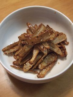 ごぼうでおつまみ-レシピのメイン写真
