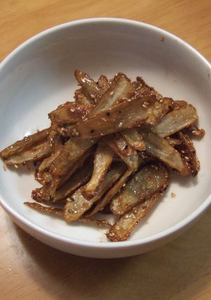 ごぼうでおつまみ-レシピのメイン写真