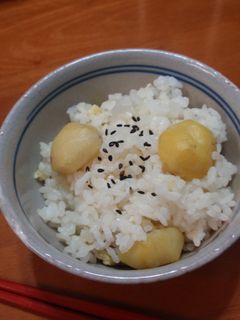 秋の味覚♪栗ご飯-レシピのメイン写真