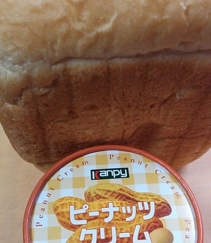 HBでピーナッツクリームいりごはん食パン-レシピのメイン写真