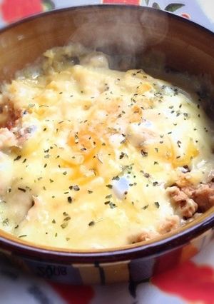チーズたっぷりツナエッグドリア-レシピのメイン写真