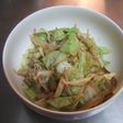 キャベツと塩麹きのこの炒め