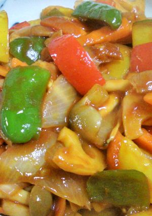 ケチャップとバルサミコの野菜炒め-レシピのメイン写真
