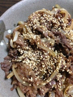 牛肉と玉ねぎの甘辛炒め〜最強〜-レシピのメイン写真