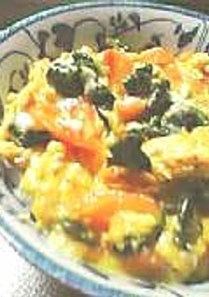 ほうれん草のオムレツ丼-レシピのメイン写真