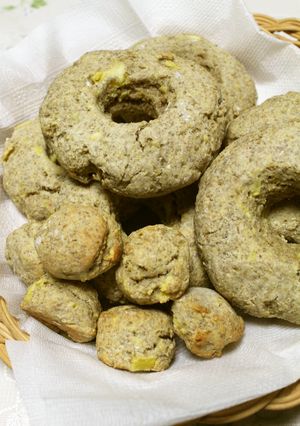 おやつランチ！さつま芋ライ麦焼きドーナツ-レシピのメイン写真