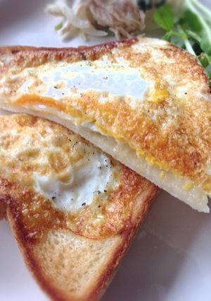 チーズエッグサンド-レシピのメイン写真