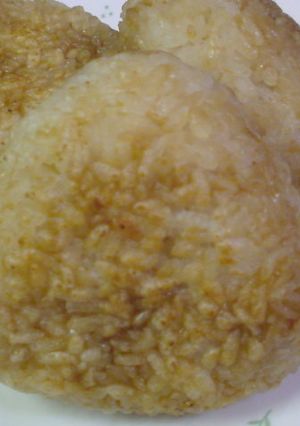 冷凍ご飯de崩れない焼きおにぎり☆-レシピのメイン写真