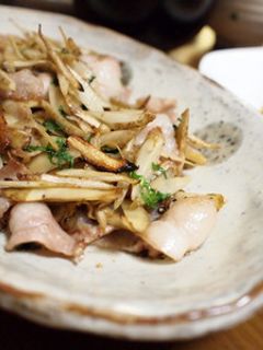 豚肉と牛蒡のシソ炒め-レシピのメイン写真