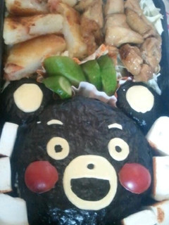 くまもんキャラ弁当-レシピのメイン写真