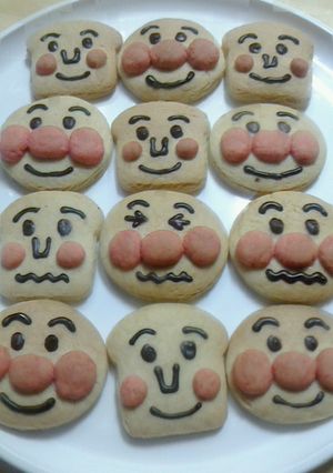 アンパンマンクッキー-レシピのメイン写真