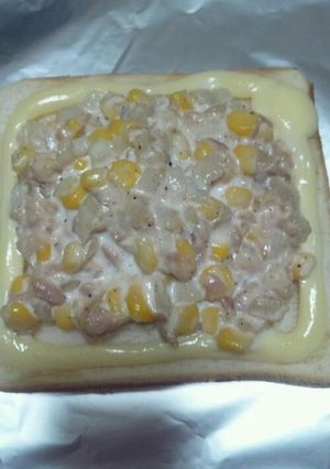 簡単！コーンツナオニオントースト♪-レシピのメイン写真