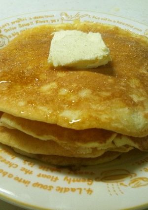 もっちり休日パンケーキ♪-レシピのメイン写真