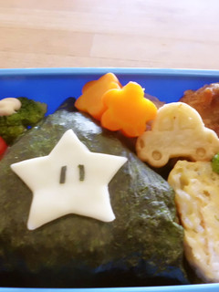 *マリオのスター弁当☆キャラ弁*-レシピのメイン写真