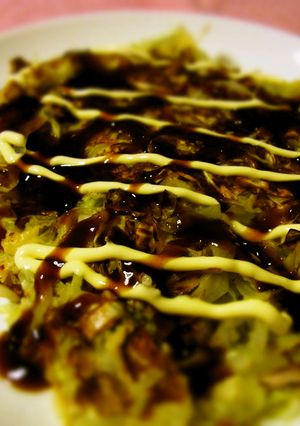 小麦粉少なめなキャベツたっぷりお好み焼き-レシピのメイン写真
