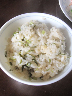 大根間引菜とちりめんじゃこの炊き込みご飯-レシピのメイン写真