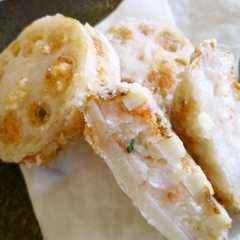 รูปของ レンコンのはさみ揚げ