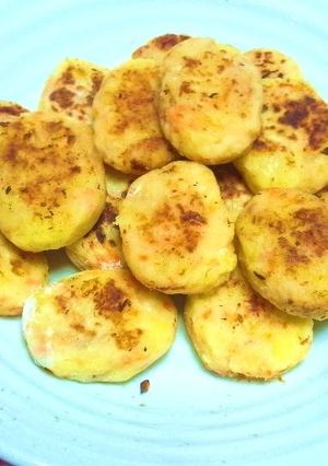 じゃがいもとツナの簡単小判焼き-レシピのメイン写真