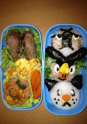 キャラ弁 ポカブ・ミジュマル・ナゲキ-レシピのメイン写真