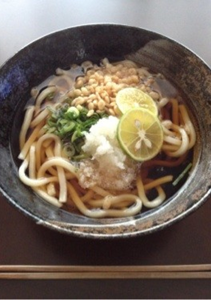 簡単本格♪あったかすだちうどん-レシピのメイン写真