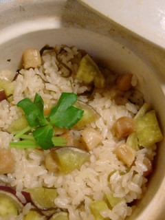 コロコロさつま芋と小貝柱の混ぜご飯-レシピのメイン写真