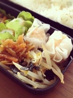 簡単☆お弁当にシャキシャキ食感もやし和え-レシピのメイン写真