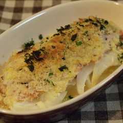 รูปของ **鮭のチーズinパン粉焼き**