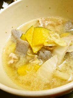 圧力鍋で簡単時短!美味しい豚汁-レシピのメイン写真