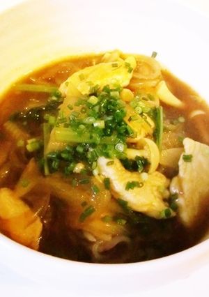 カレーそば風しらたき-レシピのメイン写真
